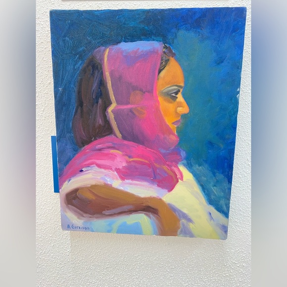 B GARRISON Other - PAINTING OF WOMAN Size 20 x16 Inches